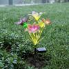 Waterproof LED Landscape Lamp Butterfly Design Solar Lights Solar Flower Lights  Outdoor