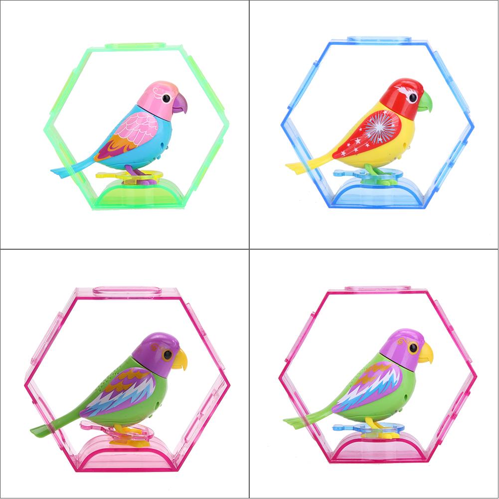 

20 Songs Plastic Sound Voice Control Activate Chirping Singing Bird Funny Singing Bird Toy Sing and Move with Wonderful Voice