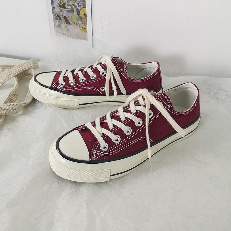 Canvas Shoes Female Low-top Student Couple Shoes Casual Shoes 18
