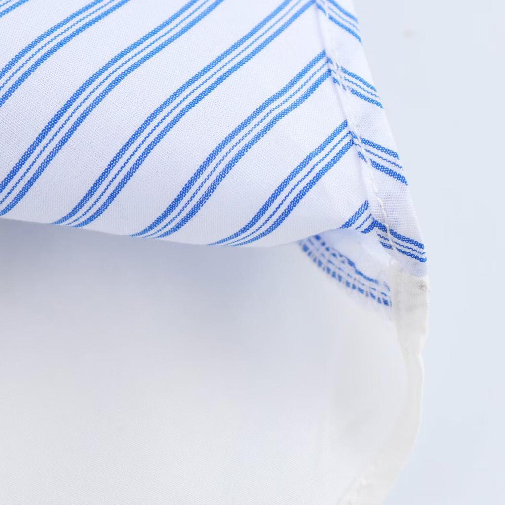 2025 Spring Women's Casual Striped Poplin Long-Sleeve Shirt