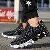 Men Running Sneaker Trainers Lace Up Casual Shoes Light Breathable Flats Male