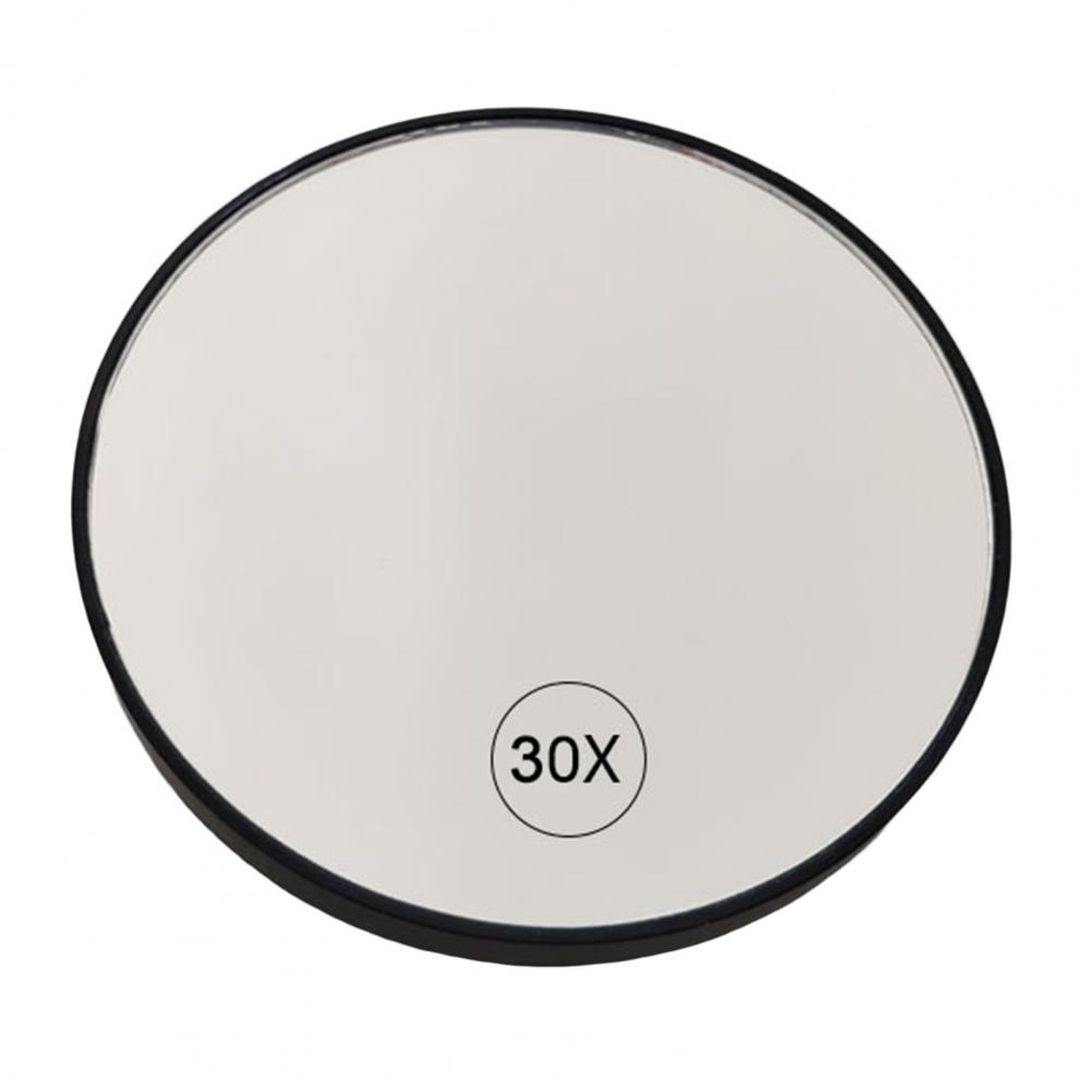 Bathroom Mirror with Tweezers Detachable Suction Cup 30X Magnifying Hand-held Magnifying Makeup Mirror Bathroom Supplies