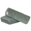 Towel Laboratory Bath Dusty Set of JapanTechnology [Volume Rich] #003 Towels, Green, 2, Hotel-Quality, Thick, Fluffy, High-Breathability, High-Density