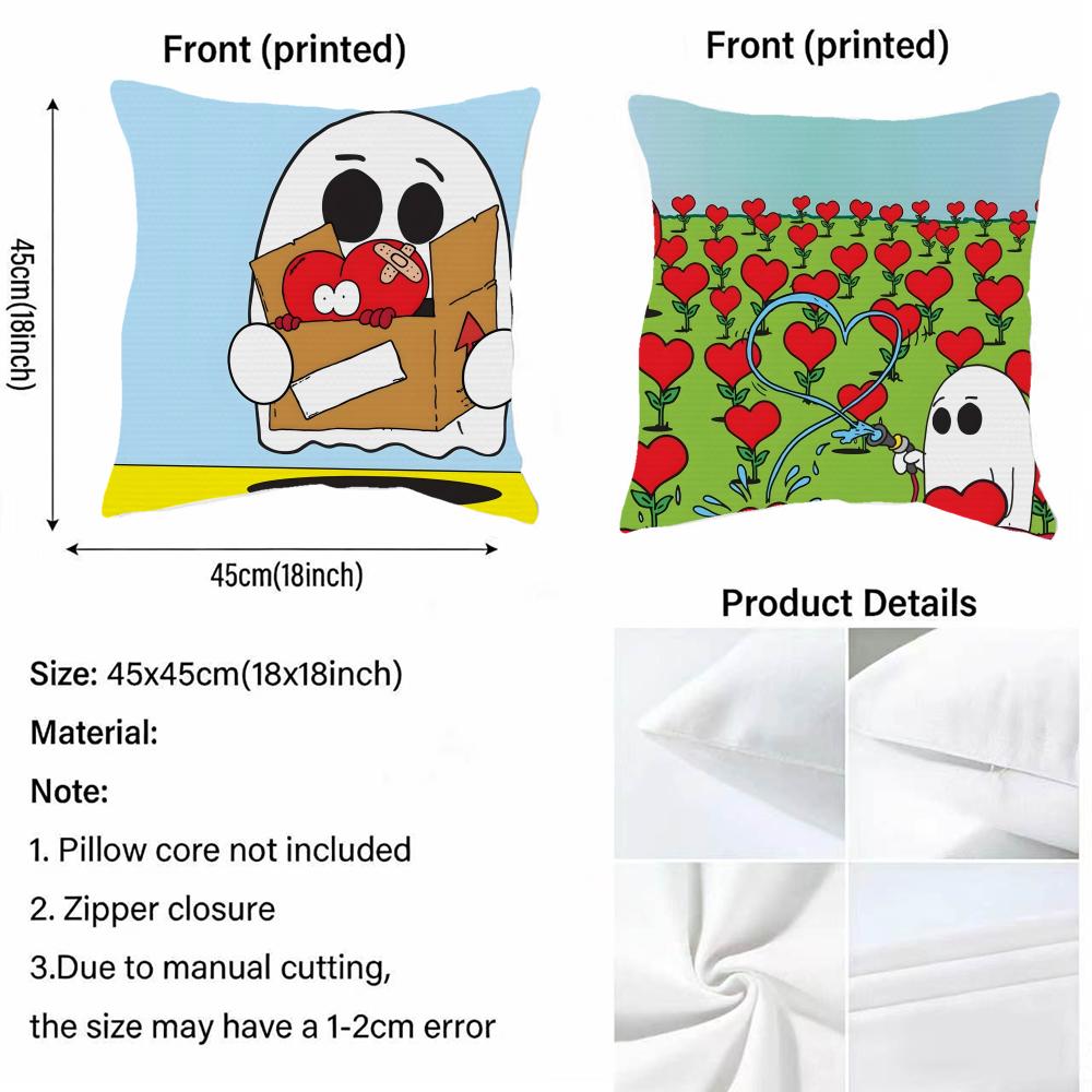 F-Federico Monzani Cushion Cover Fabric Soft Furnishing,Pillowcase, Cushion Cover, Sofa Pillow, Home Decoration