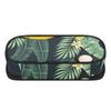 Pencil Pouch 300D Polyester Large Capacity Zip Around Closure with Mesh Pocket Removable Divider and Pen Slots for Everyday Study