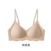 Mulberry silk, cool, seamless, breathable, no steel ring, gathering, sexy, deep v closed breasts, comfortable bra
