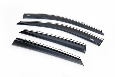 Pare-brise avec chrome (4 pièces, Niken) Pour Hyundai IX-35 2010-2015