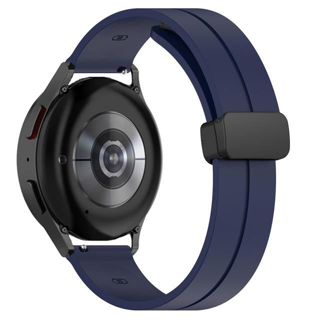20mm 22mm Watch Strap For Samsung Galaxy watch 6/7/4/5 pro/classic/gear s3 Silicone Magnetic bracelet Huawei watch gt 4 2 3 band