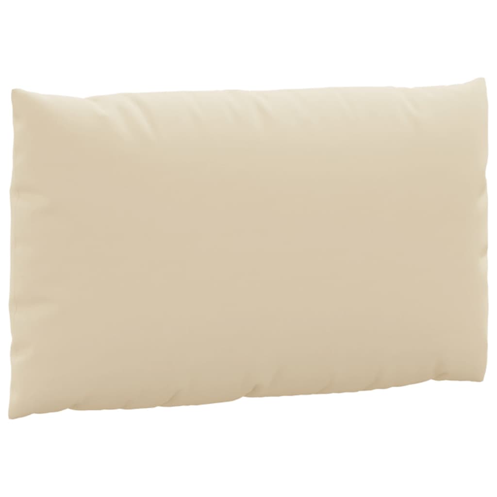 3 Piece Pallet Cushions Beige Oxford Fabric