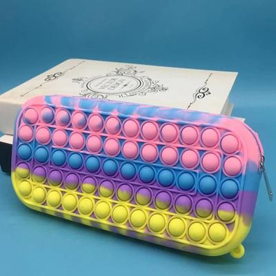 Neue Pops Seine Push Blase Zappeln Spielzeug Bleistift Fall Kinder Stress Relief Squeeze Spielzeug Antistress Popsits Weiche Kinder Spielzeug Popper