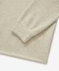 COVERNAT WOMAN Henley Neck Sweatshirt Oatmeal