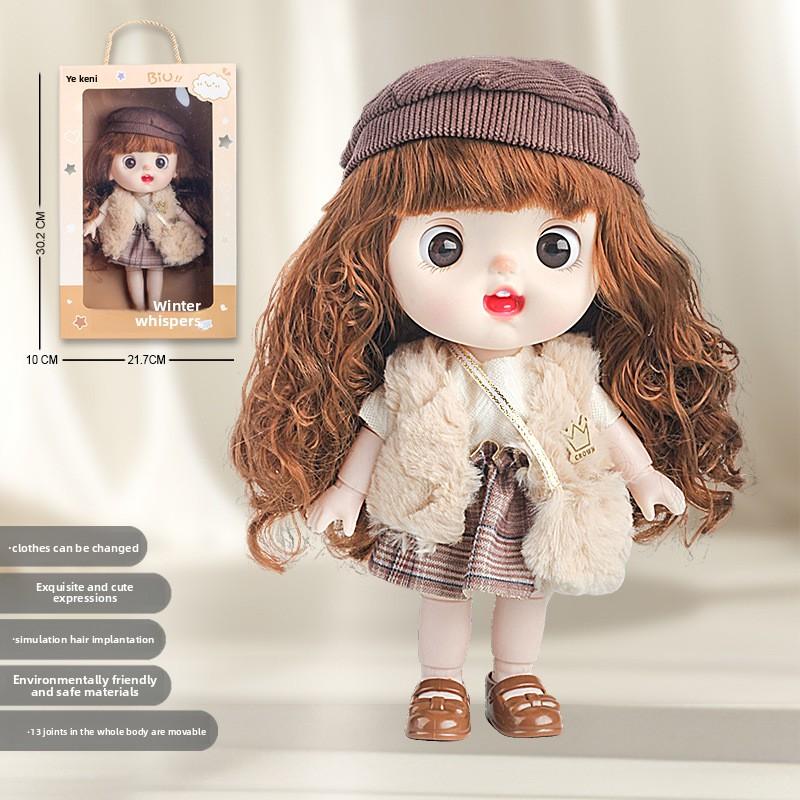 Children's Doll Toys, Dress-up Dolls, Realistic Baby Dolls, Girl's Doll Gift Box, Birthday Gift for Girls