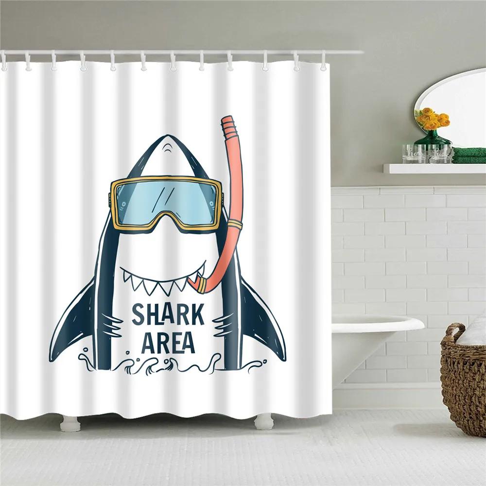 

Cartoon Cat Parrot Shower Curtain Set Lovely Animal Kids Bathroom Decor Waterproof Bath Curtains Home Accessories With Hooks W60H190(CM)-1 Pcs