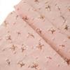 45x135CM Daisy Fresh Floral Bubble Printed Breathable Pure Cotton Fabric Diy Sewing Quilting Craft Girls Dress Skirt Clothing