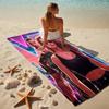 Neon City Stylish Digital Printing Beach Towel Quick Drying Absorbent Blanket For Beach Pool Gym Travel Christmas Gift C9211775