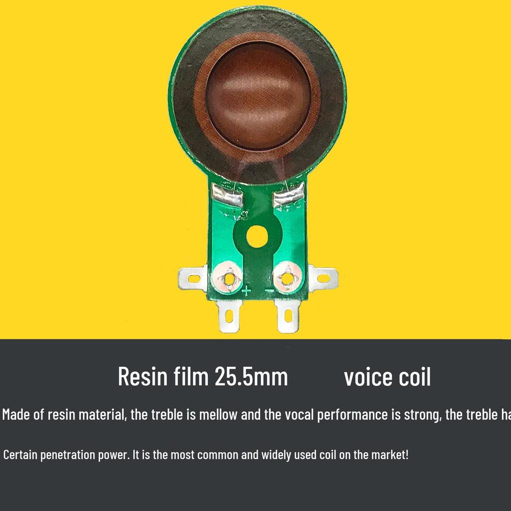 24.8mm JBL Horn Tweeter Voice Coil, 25 Core Resin Diaphragm, 25.5mm High-Rise Lede Stock