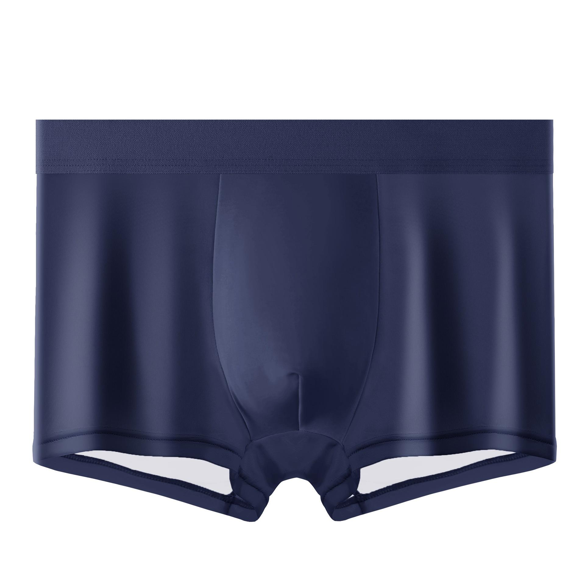 

Мужское нижнее белье с плоскими углами, бесшовное, из ледяного шелка, прохладное, дышащее, летнее, ультратонкое, быстросохнущие шорты 4XL