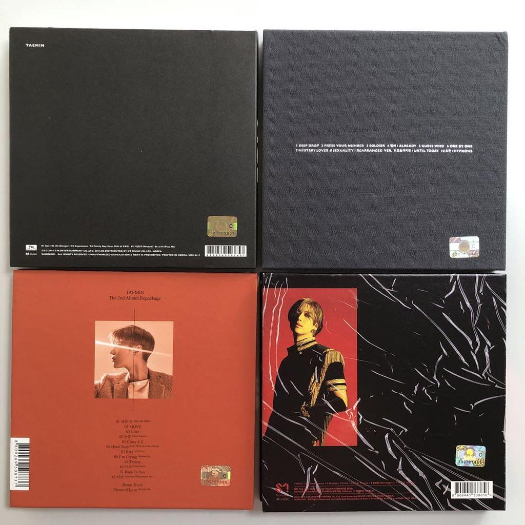 [USED] SHINee Taemin solo CD album bundle
