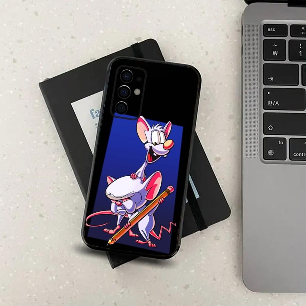 P-Pinky And The Brain Cartoon Phone Case For Samsung S24,S21,S22,S23,S30,Ultra,S20,Plus,Fe,Lite,Note,10,9,5G Black Soft Cover