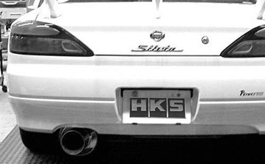 HKS Automotive Sports Muffler Silent High Power Nissan Silvia S15 Vehicle Inspection Compatible Intake and Exhaust System Parts 32016-AN013