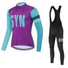 Completo Traspirante a Manica Lunga Autunnale per Ciclismo 2026 Salopette da Ciclismo Uomo Autunno e Inverno Completo da Ciclismo per Bici da Strada Set Lungo Maglia da Ciclismo in Fibra di Poliestere
