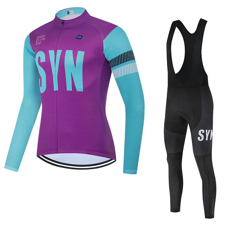 

2026 Breathable Cycling Suit Set Men s Autumn and Winter Long Sleeved Quick Drying Knitted Shirt Road Cycling Jersey Sports Shirt Outdoor 4XL