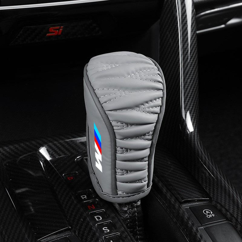 Car Shift Handle Cover Non-slip Wear-resistant For BMW 1 3 5 7 Serie M Performance X1 X3 X4 X5 F10 F15 F16 F20 F30 M3 M4 E34 E46 Cysh69
