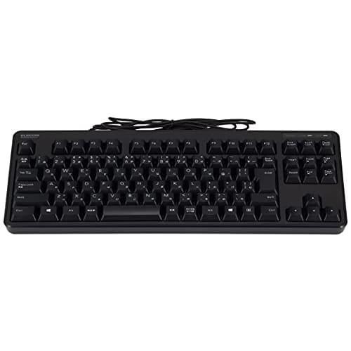 Elecom Teclado Alámbrico Membrana Teclado Compacto Negro TK-FCM103XBK