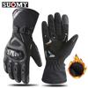 Winter Motorcycle Riding Gloves Can Touch Screen Waterproof and Warm Electric Vehicle Long Windproof Gloves