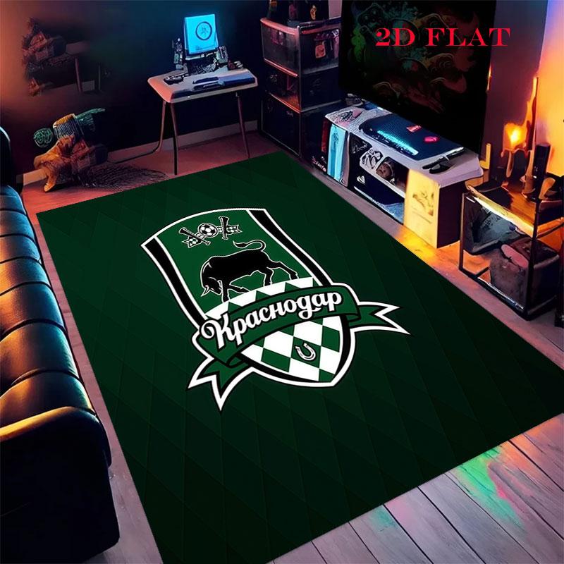 FC Krasnodar Glory Carpet Rug for Living Room Bedroom Home Sofa Decoration,Kids play Nonslip Floor Mat