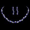 Elegant Rhinestone Set: Necklace, Earrings & Bracelet with Claw Chain Design - Multiple Styles