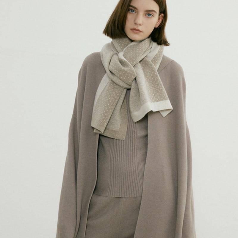 BB’DE SOLI’DE cozy dot muffler (2color)