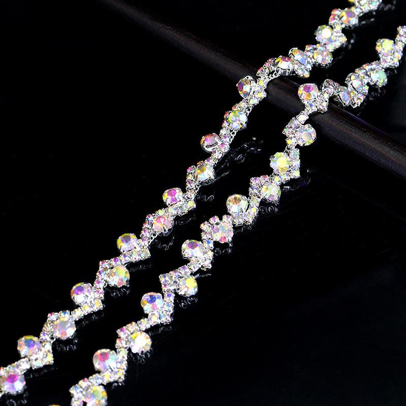 Chain DIY Drill Chain, Clothing Accessories, Hand Sewn Drill Claw Chain, Accessories, Rhinestone Chain