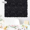 12 Pcs Artificial Flower Wall Panel, Hanging Garden Decor with Hydrangea Dahlia Rose, 23.6x15.7in Silk Free Vertical Greenery