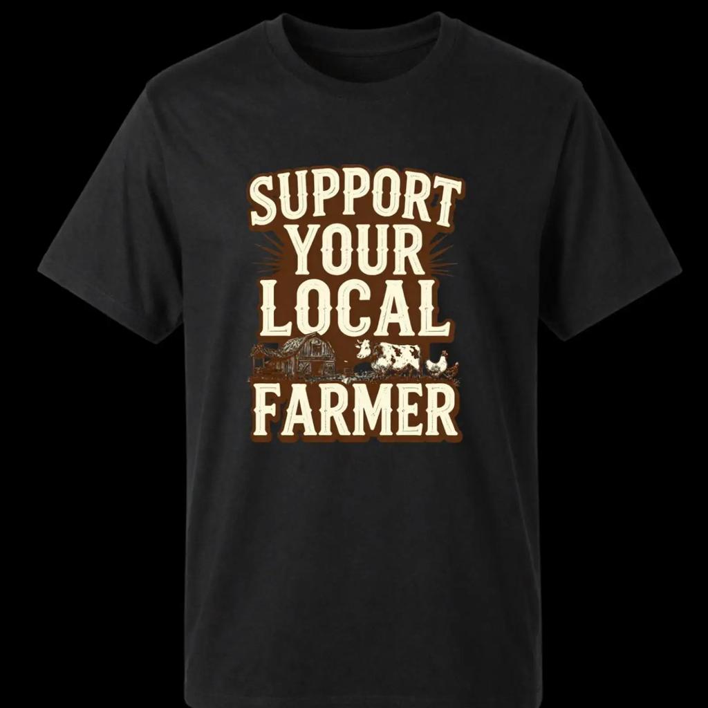 Vintage Farmer Tractor T Shirt Farm Life Country Living Agriculture Vintage Fashion Slightly Soft Versatile Casual