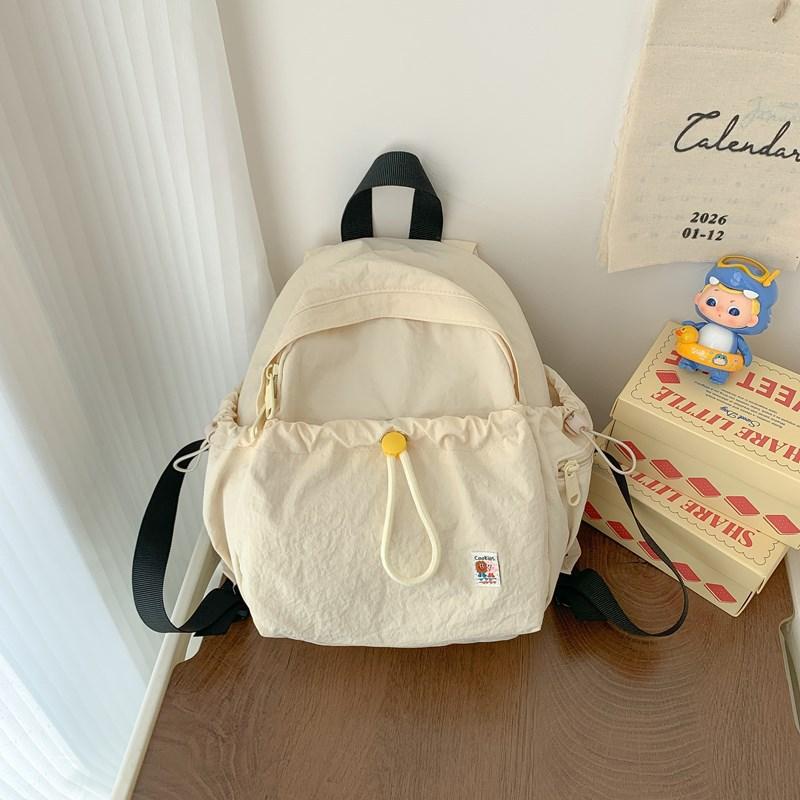 Schoolbag summer new sweet wind small backpack 1011 new solid color cool light versatile leisure travel small backpack