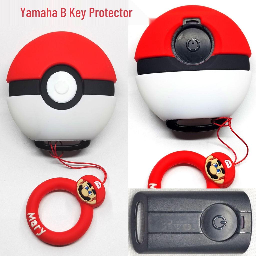 Cat Paw Cartoon Key Cover for Yamaha & Honda Motorcycles