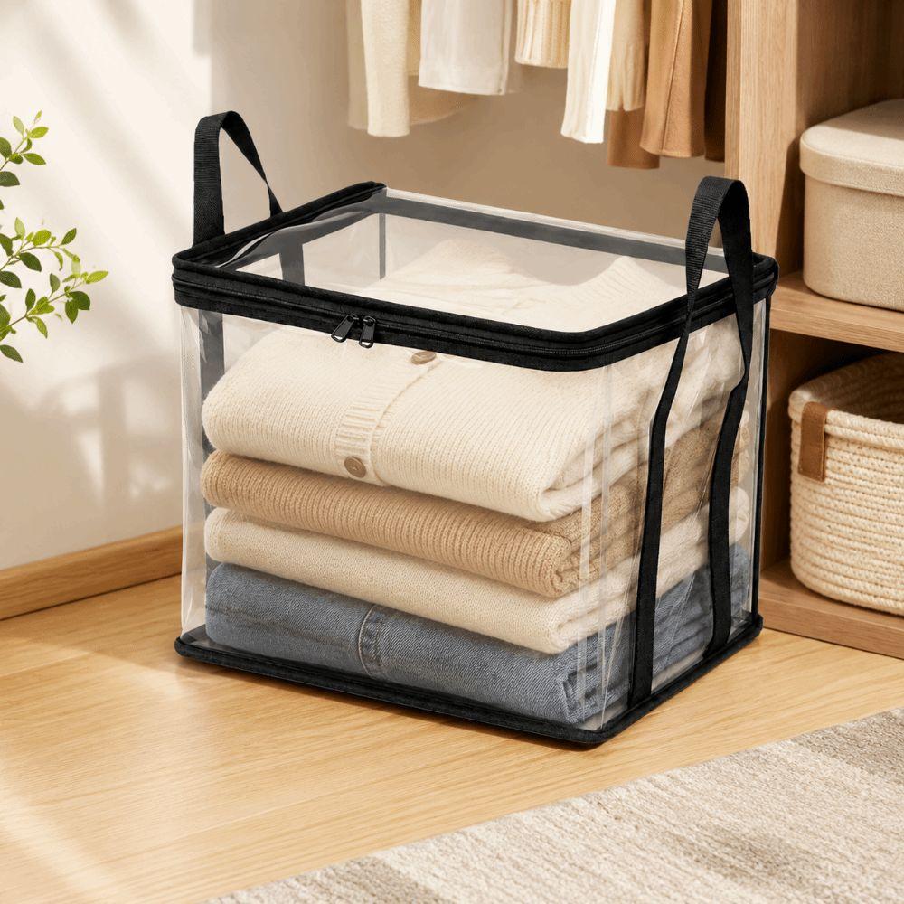 Dust-proof Book Storage Box Large Capacity Travel Toilet Bag Container Underwear Storage Classroom