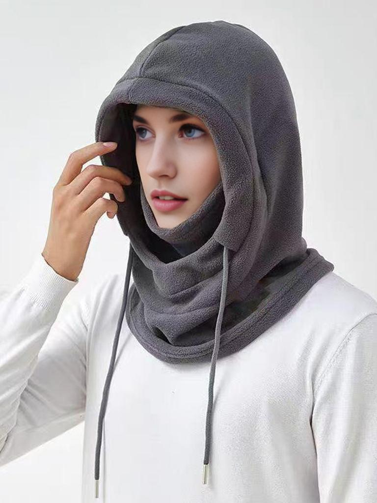 1 szt. Zintegrowana Zimowa Wiatroszczelna Osłona na Całą Twarz do Motocykla Elektrycznego Jazdy na Rowerze Ochrona Szyi i Głowy Czapki dla Kobiet Mężczyzn Kominiarka