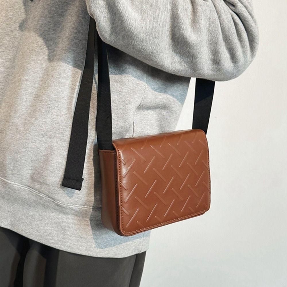 Harajuku Men's Shoulder Bag Designer Messenger Bag Portable Men's Crossbody Bag  Boys