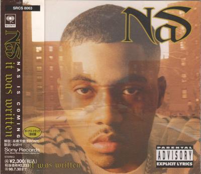 CD NAS - It Was Written SRCS8063 SONY 1996 Japan Rap & Hip-Hop/R&B Used