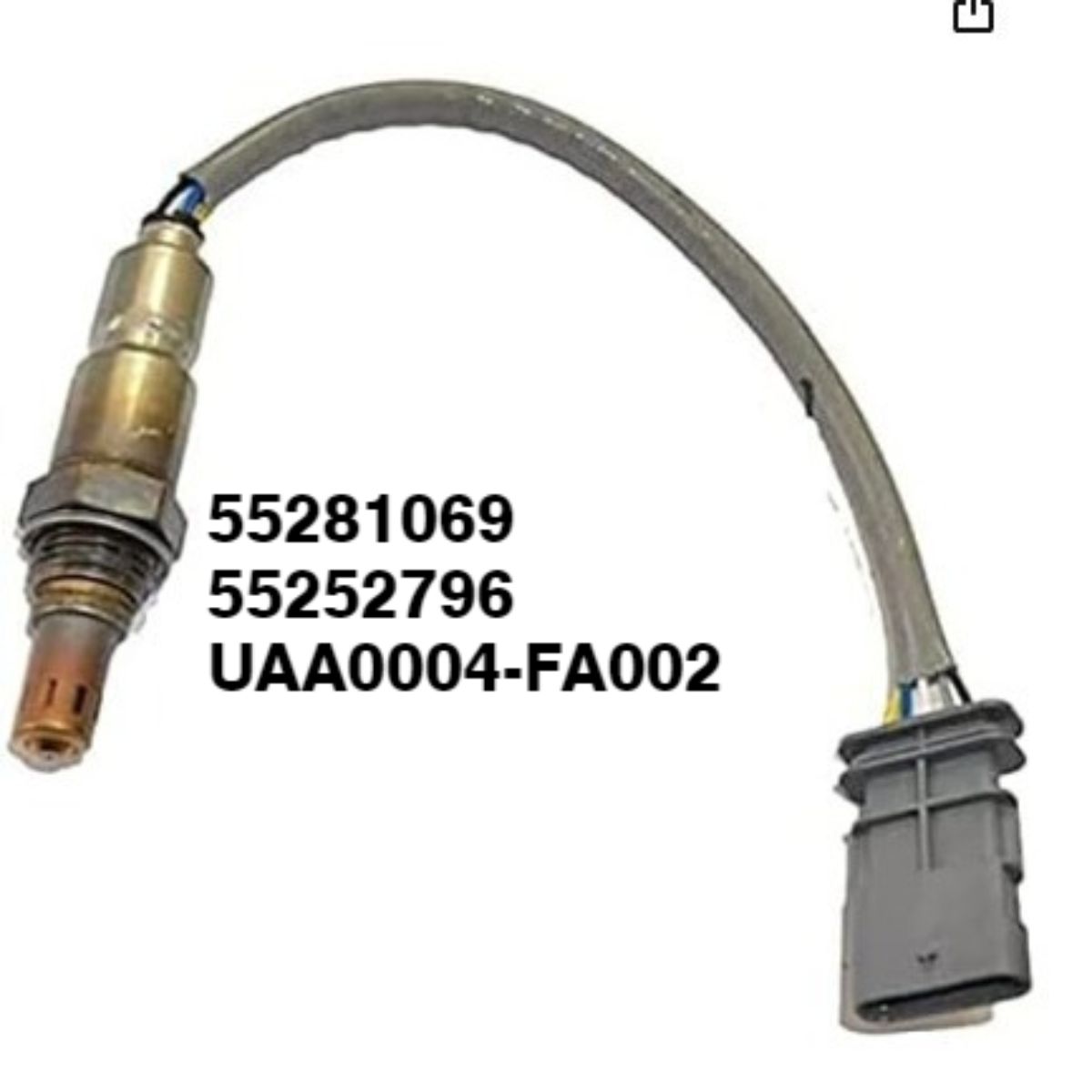 Fit for fiat opel oxygen sensor 55281069, 55252796; uaa0004-fa002
