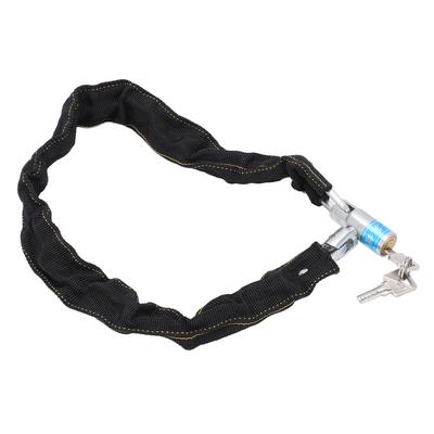 Lucchetto a catena per bicicletta Lucchetto di sicurezza antifurto per bicicletta con 2 chiavi per porte di biciclette e motociclette