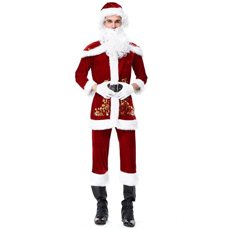 Santa Claus Clothing Adult Men's Christmas Clothing Men's Couple Stage Clothing