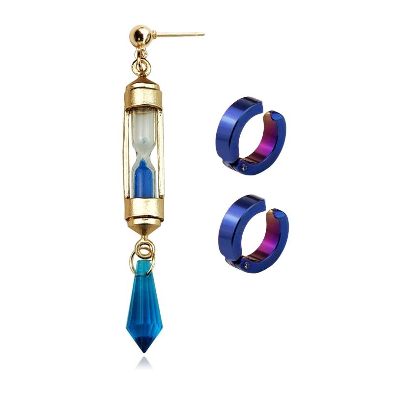 

Anime The for Case Study of Vanitas Cosplay Prop Unisex Earrings Ear Clips Stud Jewelry Gifts Hourglass Pendants Accesso