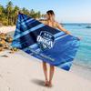 NSW Blues Customized Name Text Beach Towel, Soft Absorbent Towel Beach Pool Travel Personal Gift