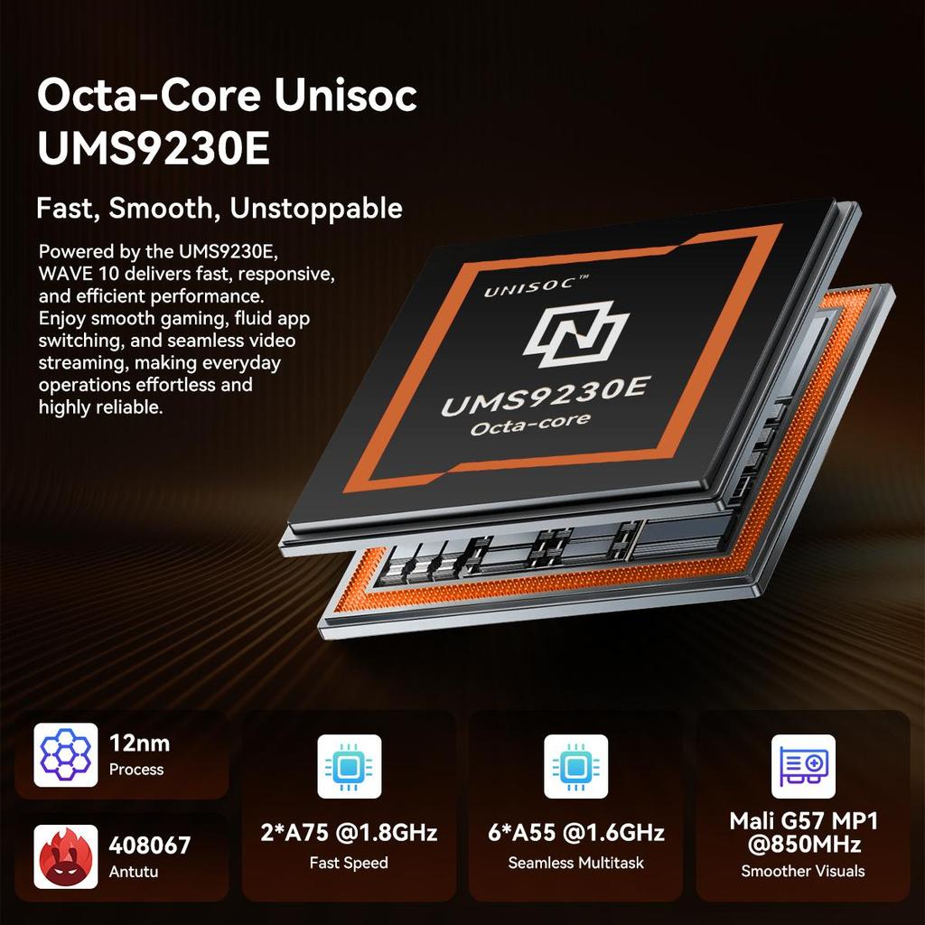 Blackview WAVE 10 4G Smartphone 32GB+128GB 6,88" 120Hz Android 16 Handy Dual-SIM