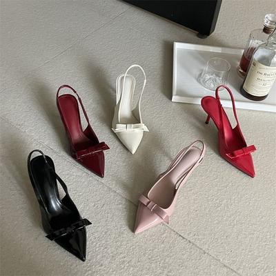 Fashion Women's Sandals, Sexy Pointed Toes, Thin Heels, Commuter Shoes, Small Fragrant Style High Heels, Women's Autumn 2025 New Models