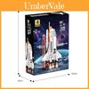 Space Shuttletoy Blocks Collection With Standard Domino Style For Kids Age 5 And Up