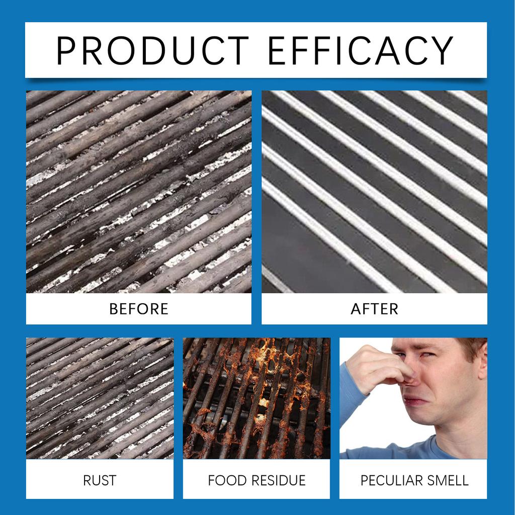 Grill Cleaner Kitchen Degreaser Oven Deeply Removes Stubborn Stains From Stove Repairs Scratches and Restores Shine For Kitchen